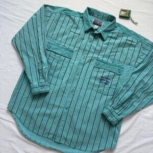 Vintage 80’s Bugle Boy Button Up Shirt - L